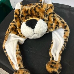 Kids' Leopard Print Plush Hat